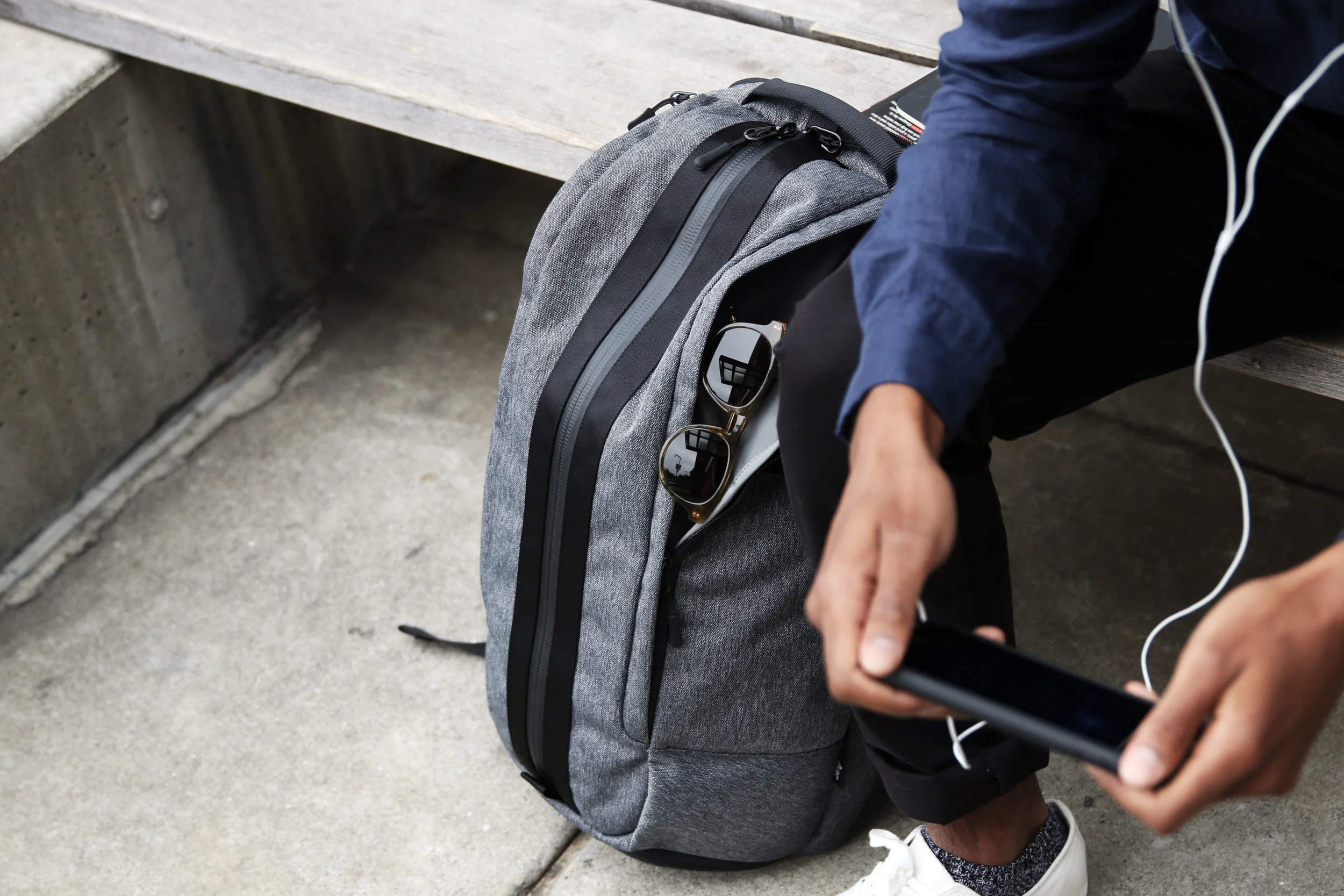 gym and office backpack