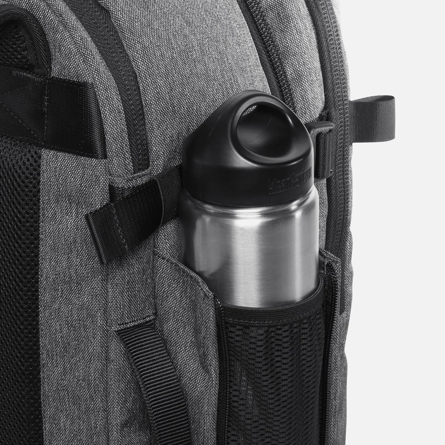 backpack with bottle holder