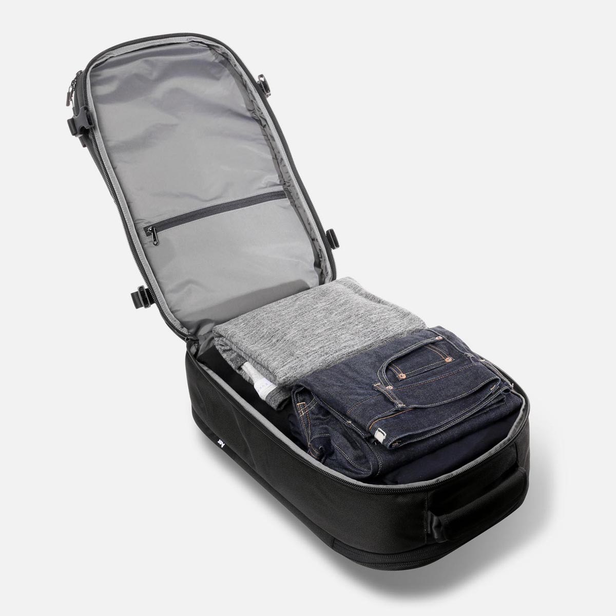 clamshell luggage