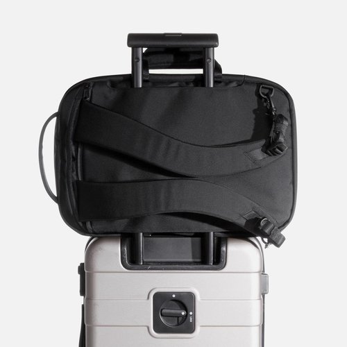 Luggage pass-through for convenient carry.