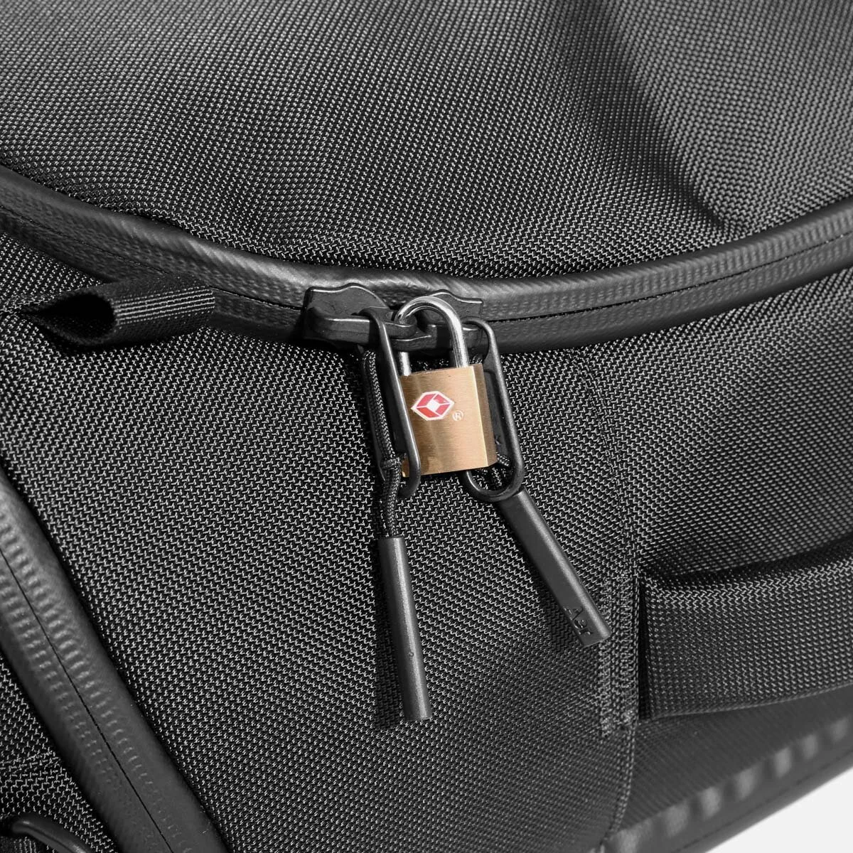 Lockable zippers for additional security.