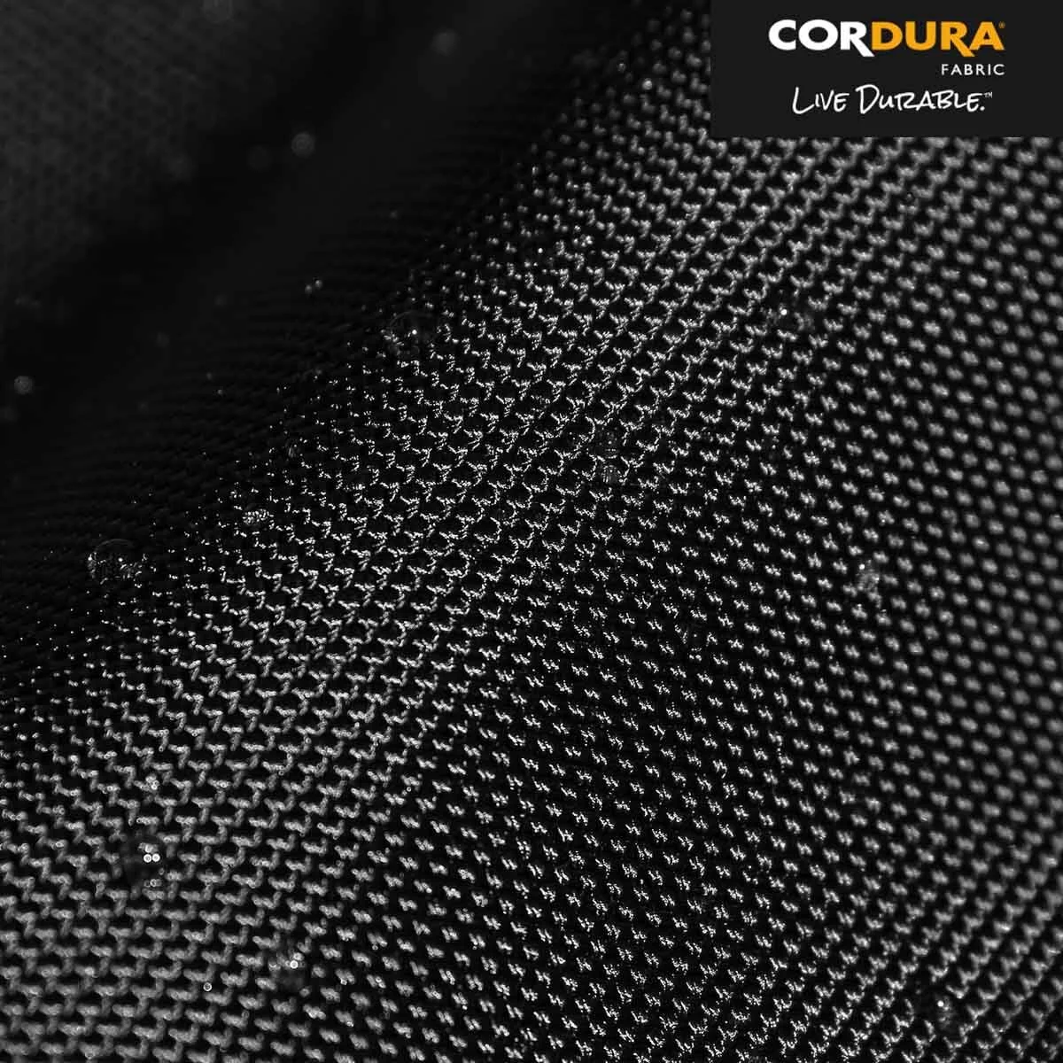 Ultra-durable, water-resistant 1680D Cordura® ballistic nylon exterior (originally developed for military body armor).