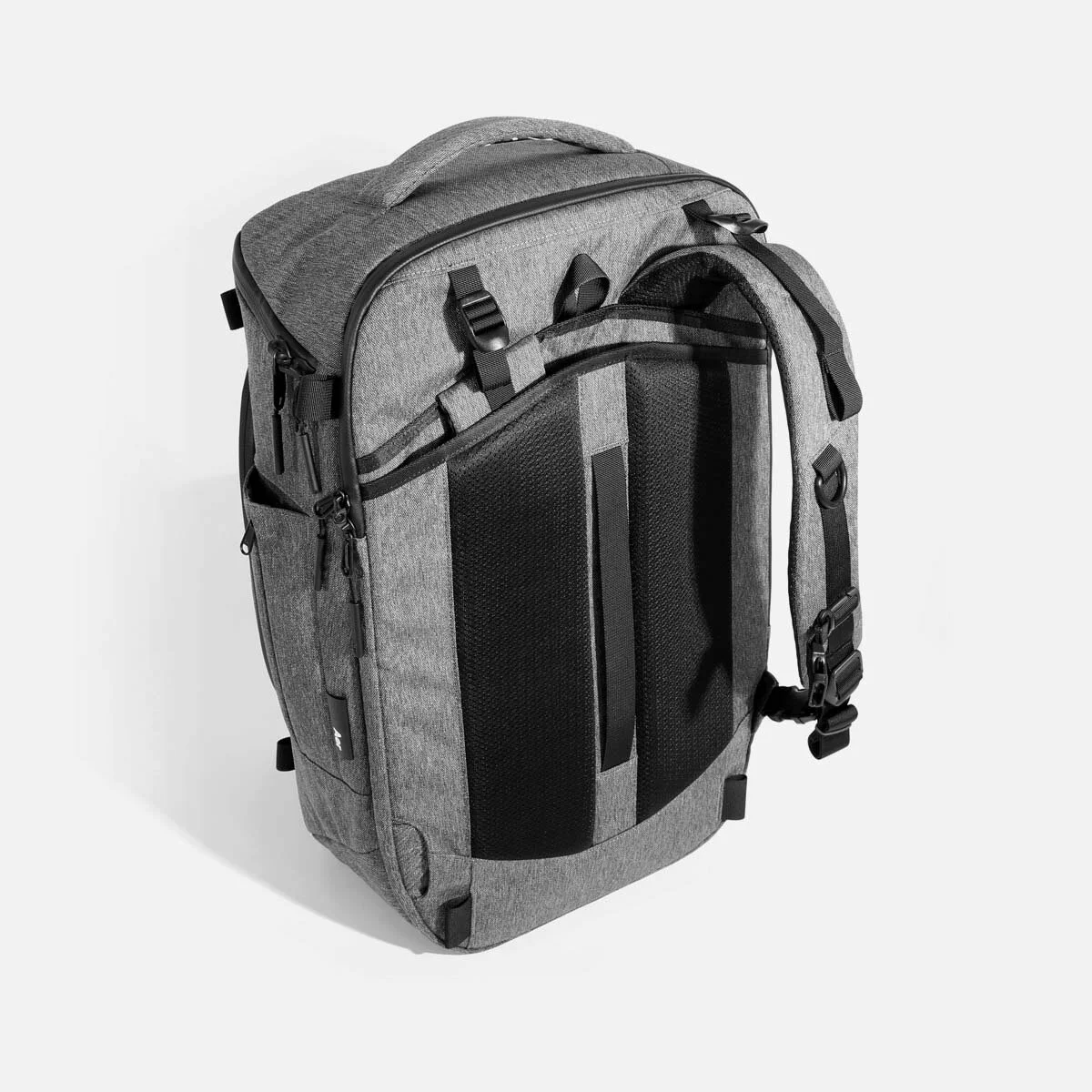 Hide-away backpack straps keep you dangle-free.