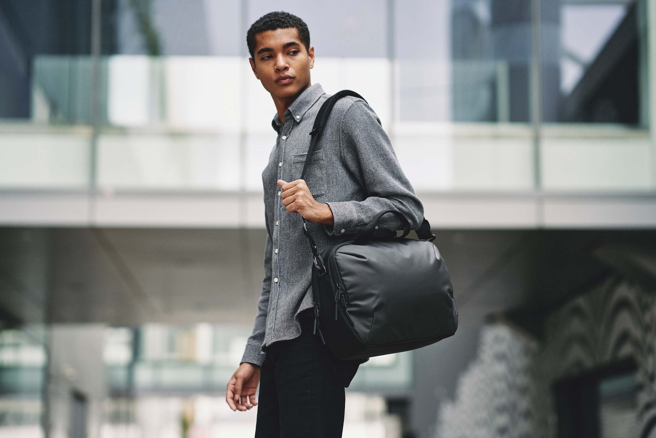 Commuter Brief 2 - Black — Aer | Modern gym bags, travel backpacks 