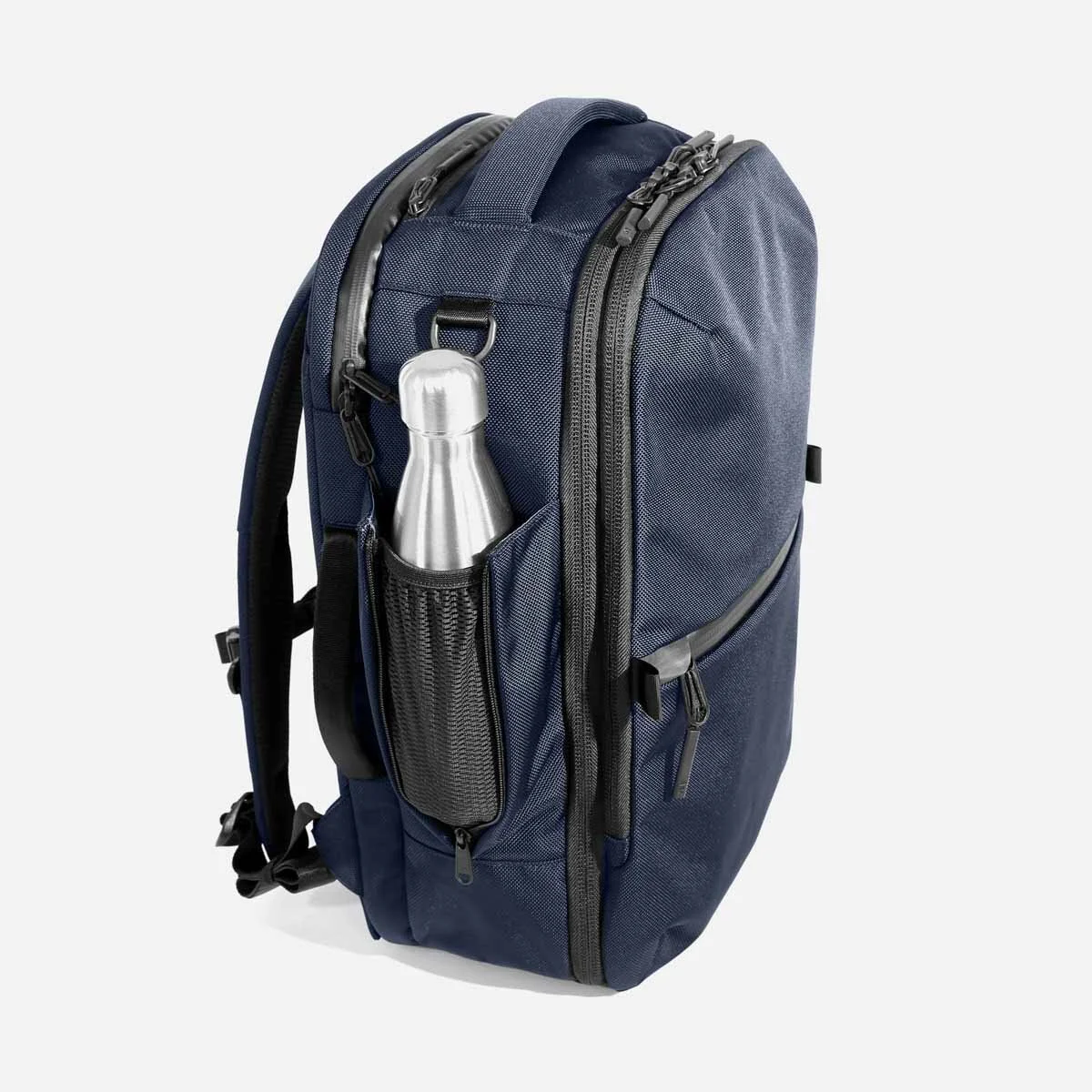small navy backpack