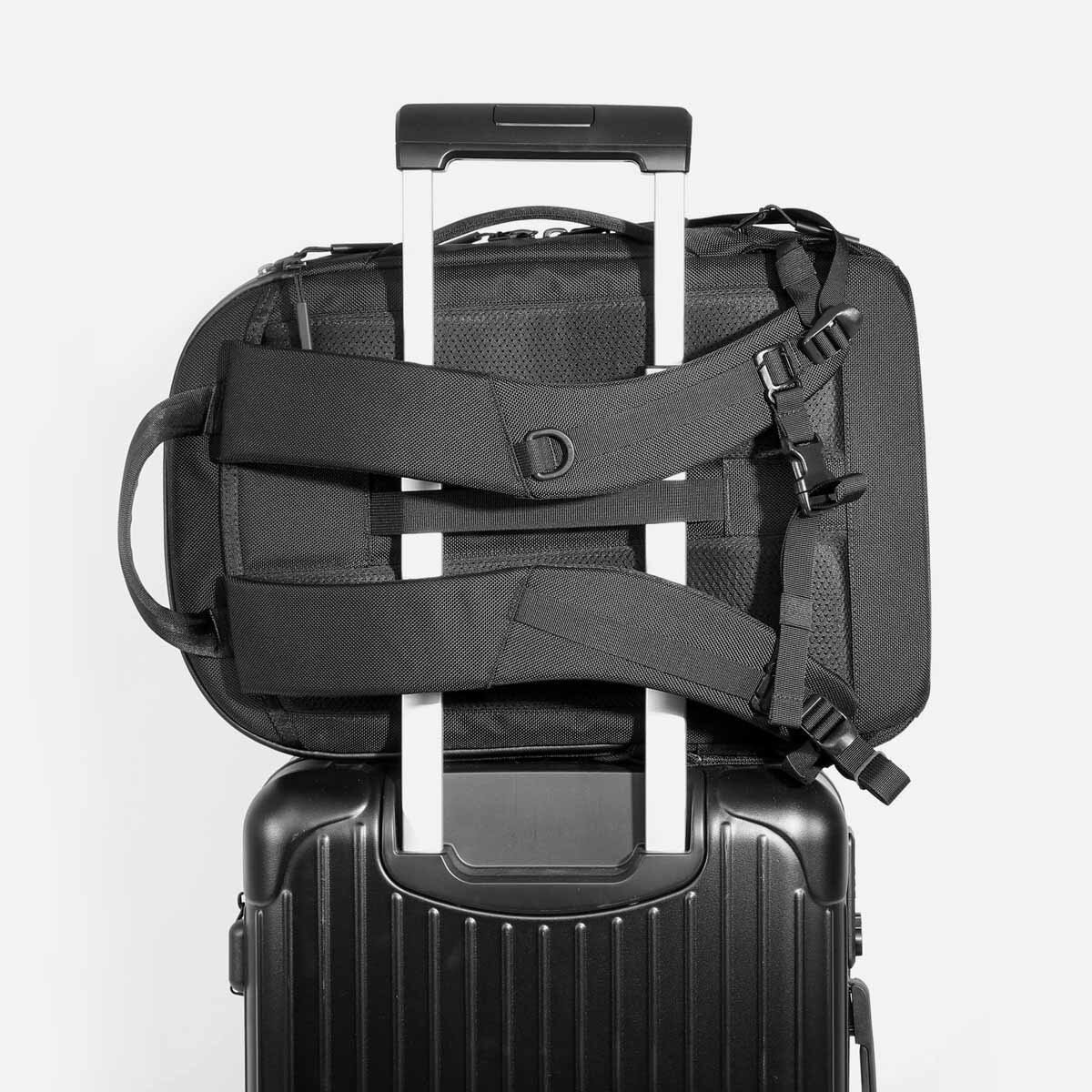 Slides over luggage handles for secure travel.