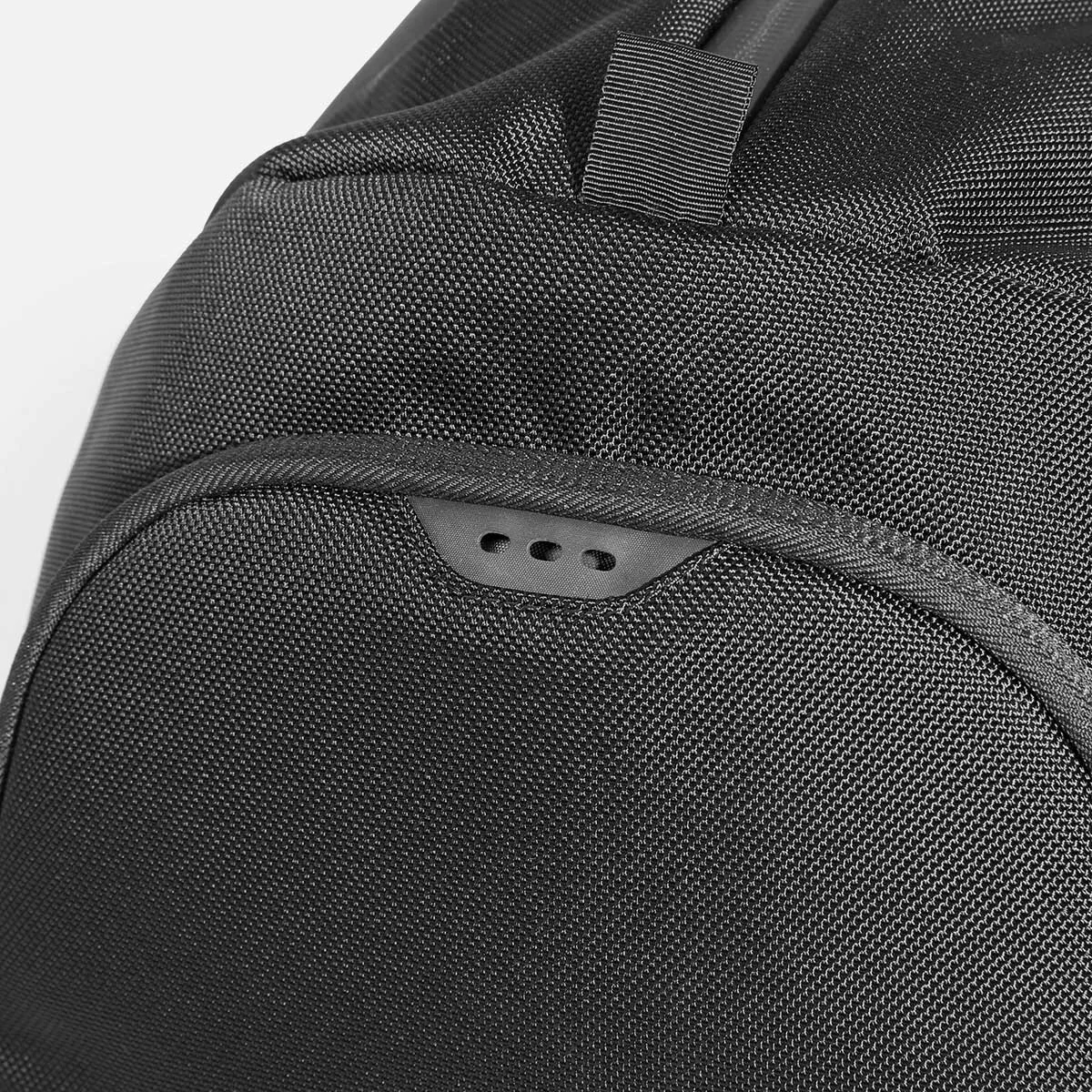 Laser-cut ventilation details.