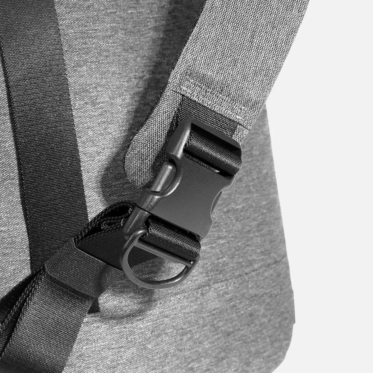 Versatile sling strap allows for dual carrying positions.