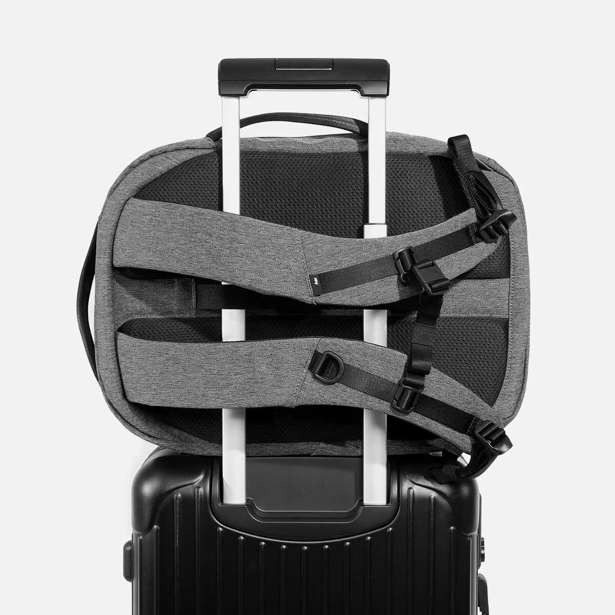 Slides over luggage handles for secure travel.