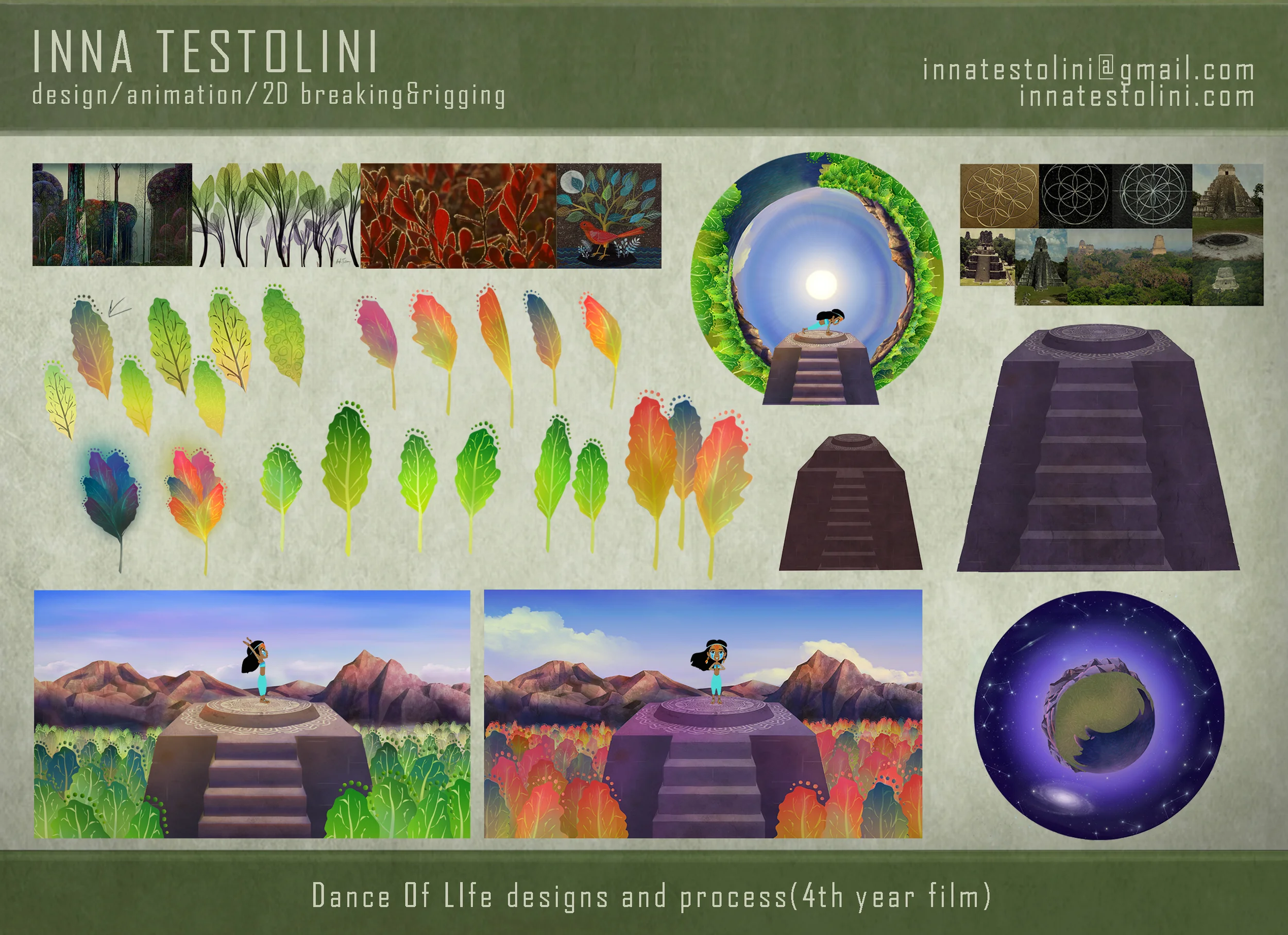 Dance of Life(4th year film designs)