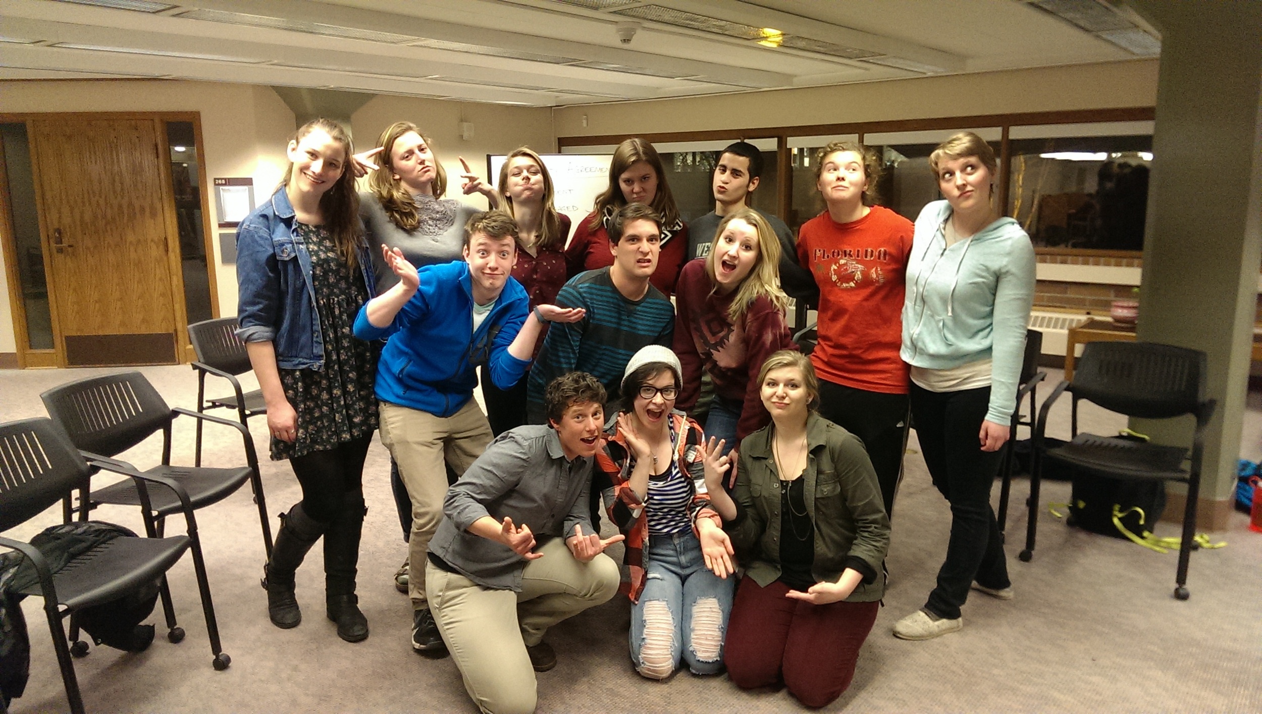 WWU Service-Learning Leaders having a blast after an amazing team-building workshop