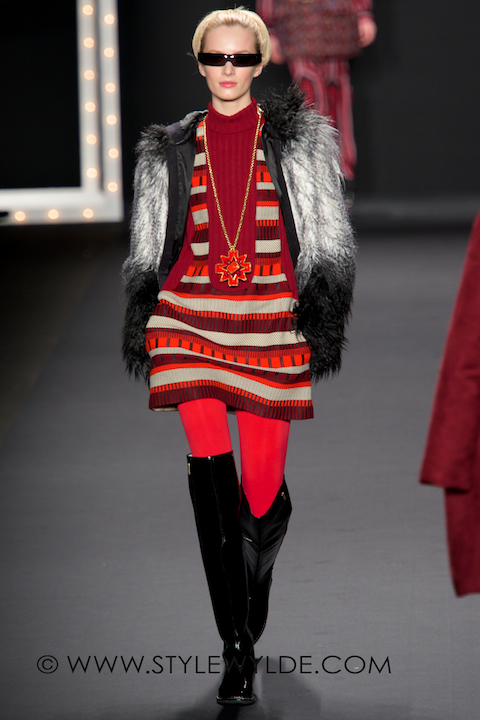 Anna Sui Fall 2013 was ALL about the mini/Image:S.Whittle for Style Wylde