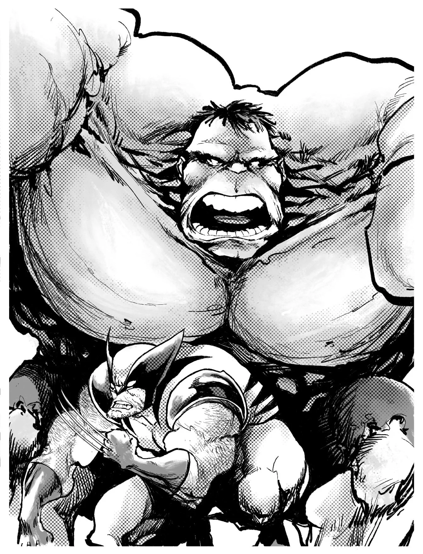 Hulk and Wolvie