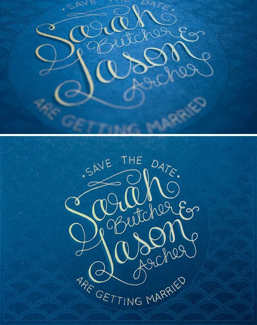 Sarah & Jason | design and screen printing