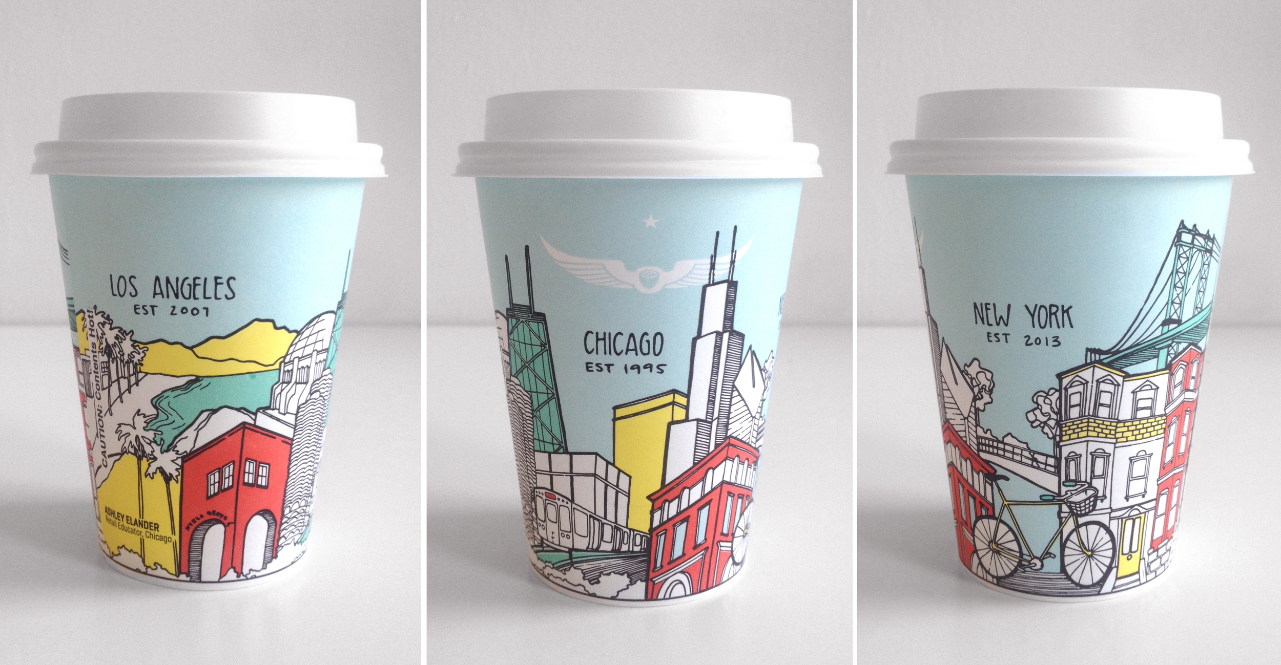  client work | cup design for     Intelligentsia Coffee Co.     