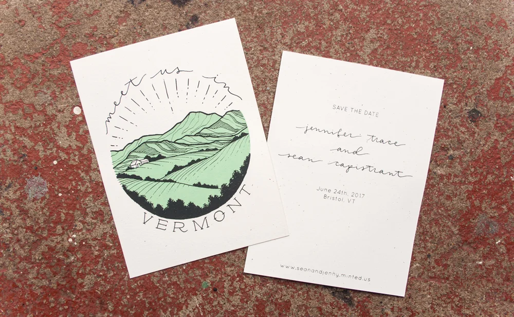 Jenny & Sean | design and screen printing