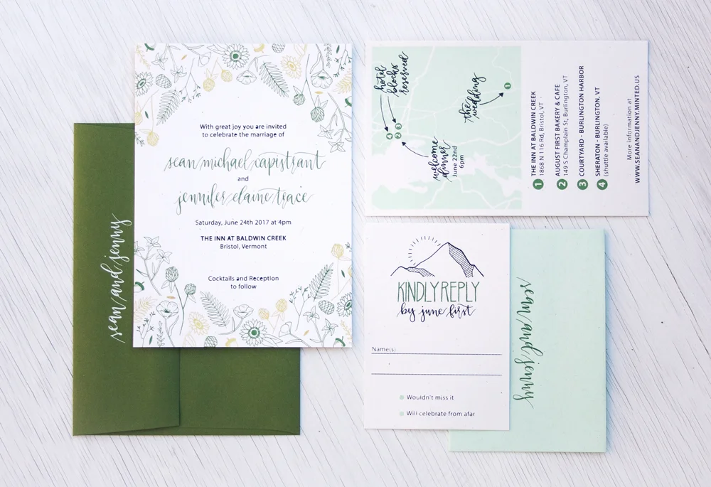 Jenny & Sean | design and screen printing