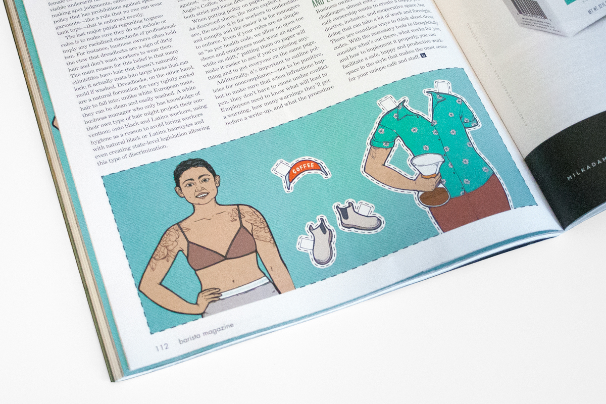  client work | article illustration for   Barista Magazine     