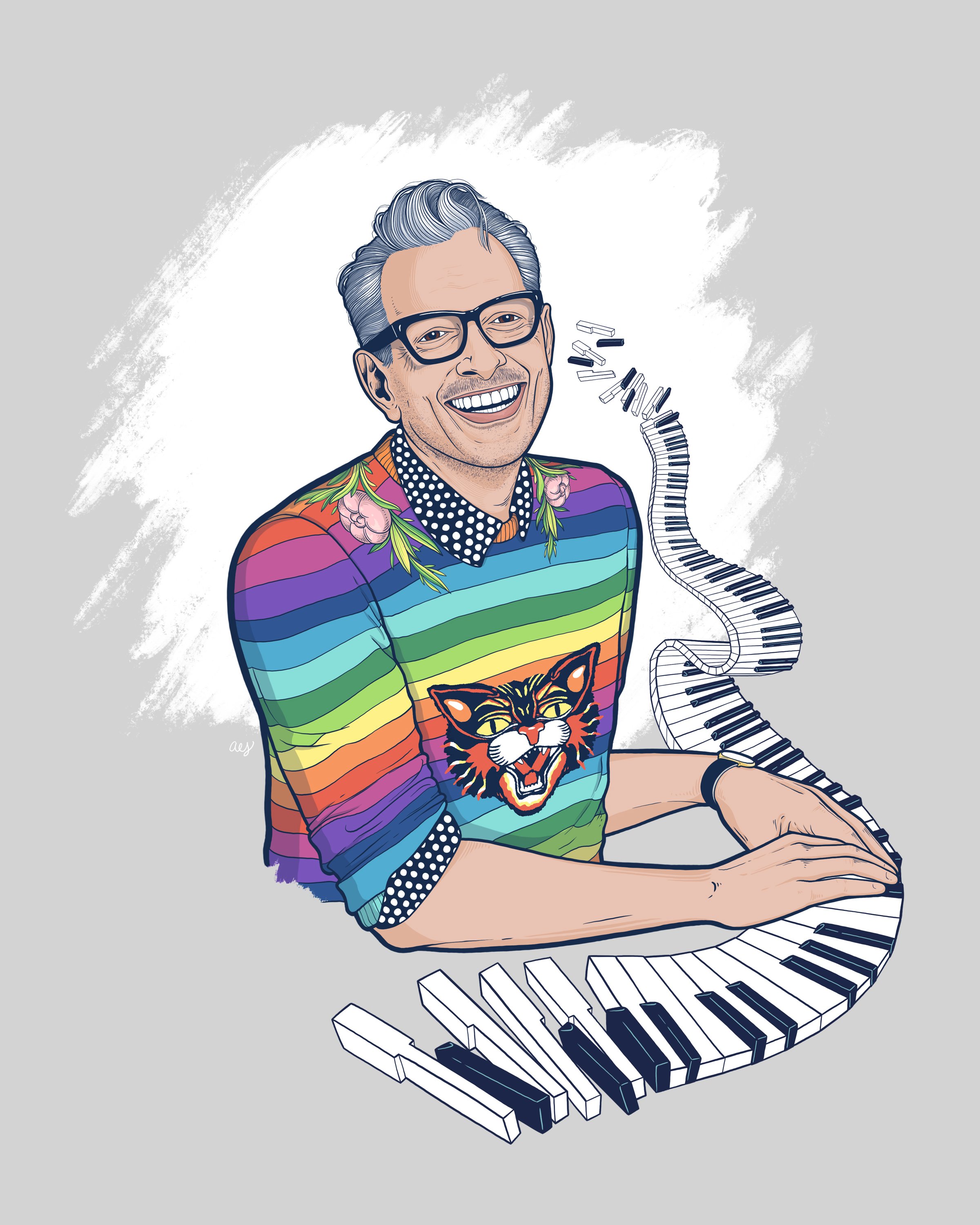  portrait | Jeff Goldblum 