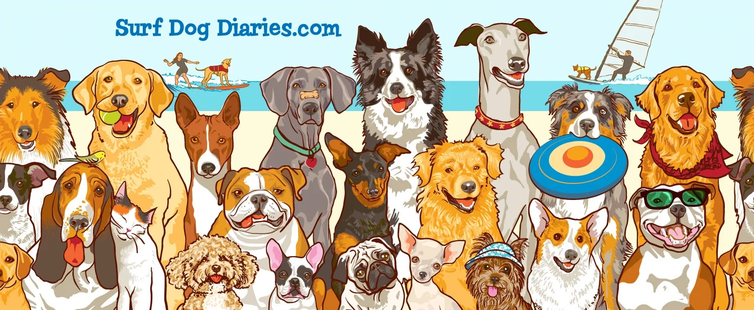 Surf Dog Diaries - www.DogDiary.org