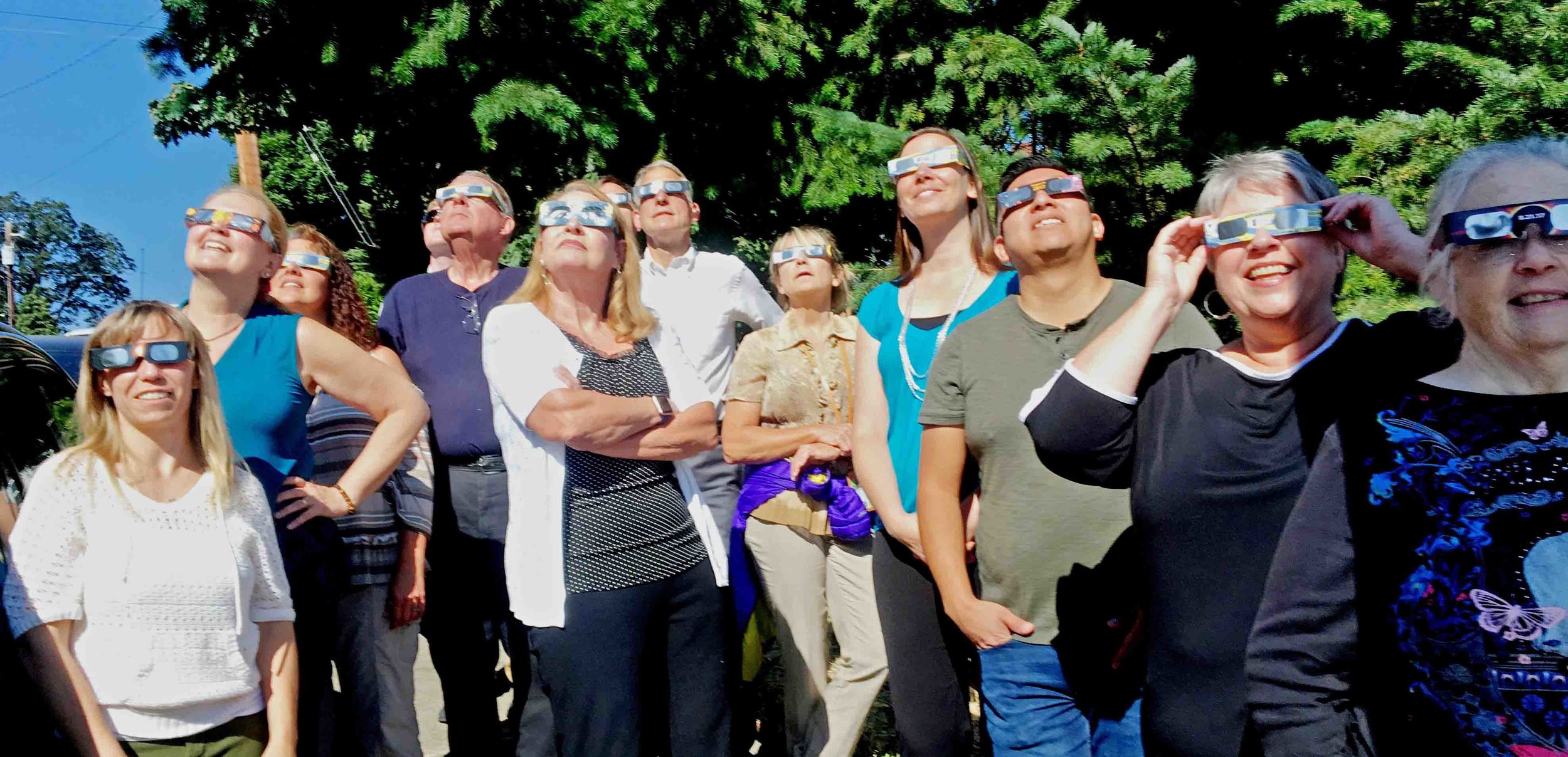 Yesterday at 10:28, my colleagues and I at Hood River County worked near the path of totality, but were not in the best position to watch it. However we were best positioned to respond, if something else happened in Oregon. Photo by Belinda Ballah