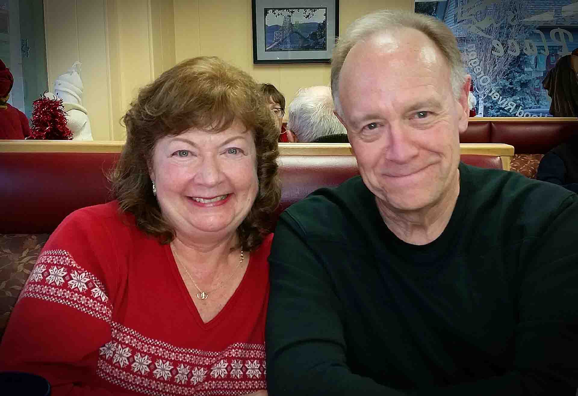 L to R: Cousins Mel and Randy. Photo: (c) Barb Ayers, DogDiary.org