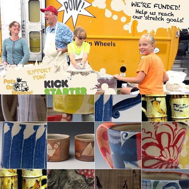Wow! We reached our goal. Thank you! We still have 6 days to raise additional funds for clay outreach programs and many beautiful pots for holiday giving. Newly added cosmic cup incentive. http://kck.st/2lyZRaZ #bringtheclay #clayforall #grassrootsar