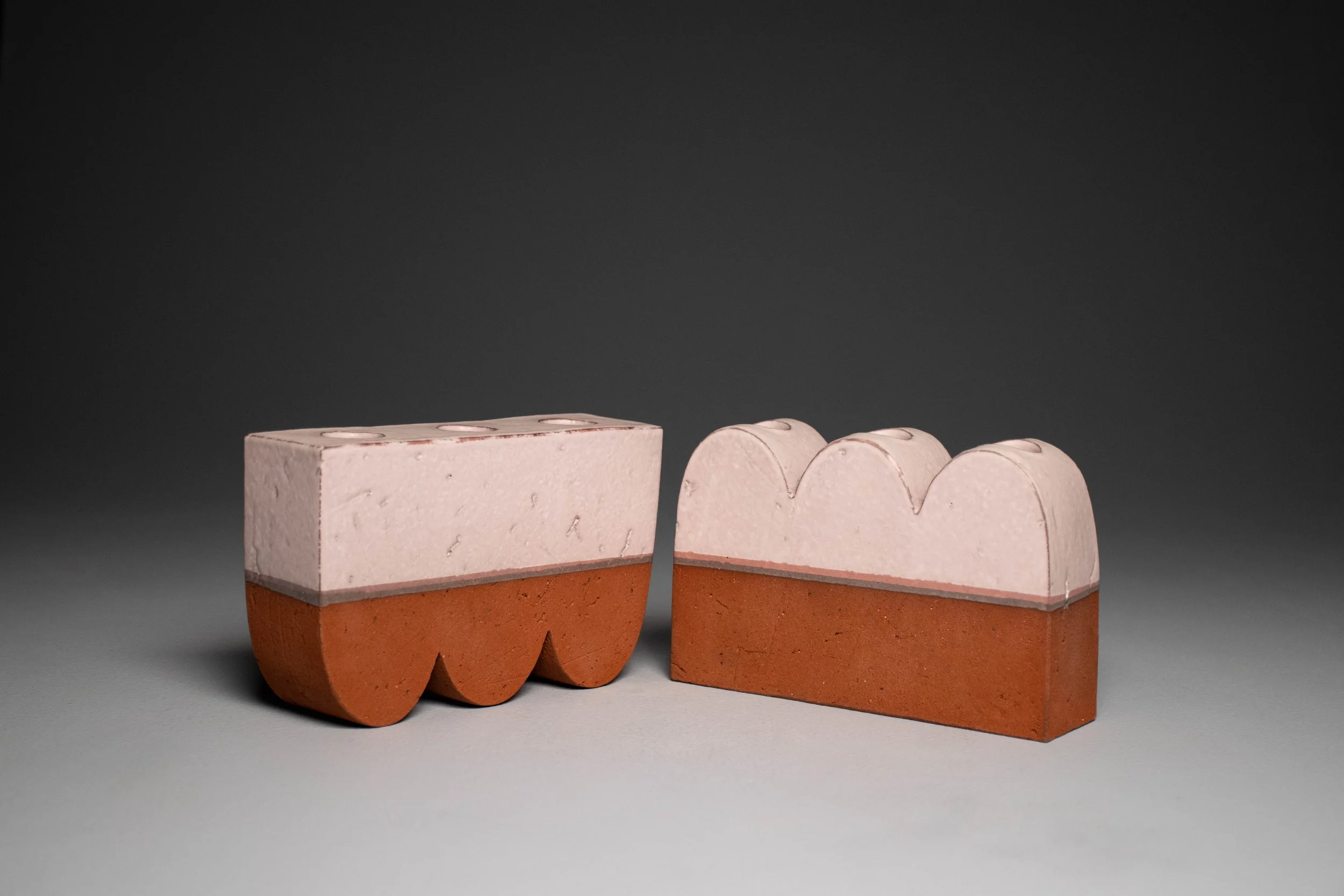 Scalloped Vases by Austin Riddle