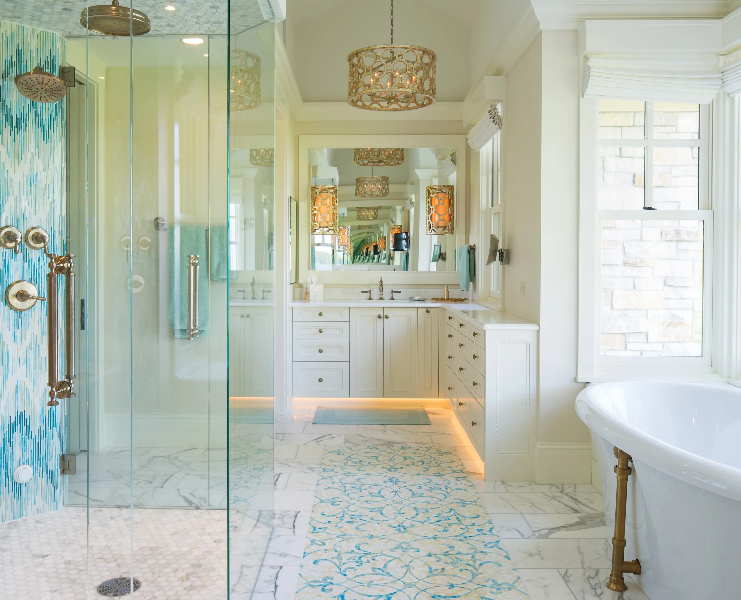 Our Lakeside Luxury "Modern & Spacious Dream Bathroom" Houzz Publication