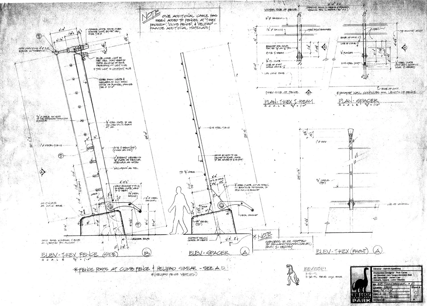 Set Designs on the film JURASSIC PARK. — LAUREN POLIZZI