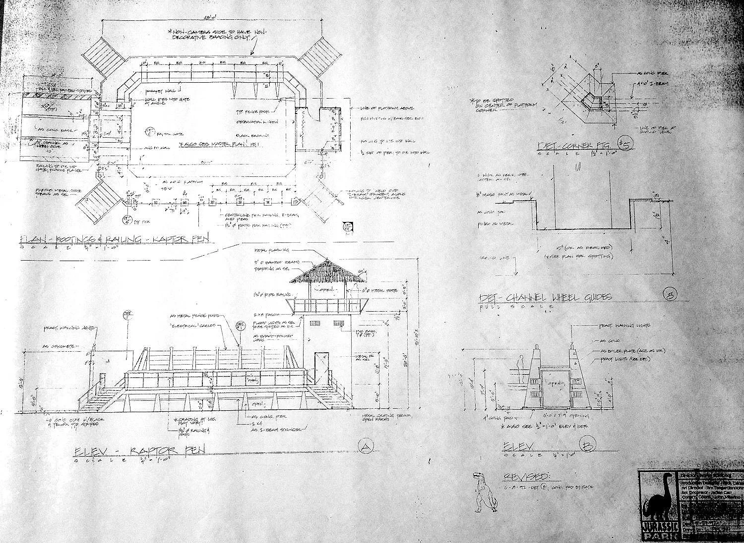 Set Designs on the film JURASSIC PARK. — LAUREN POLIZZI