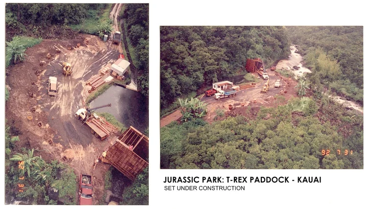 Set Designs on the film JURASSIC PARK. — LAUREN POLIZZI