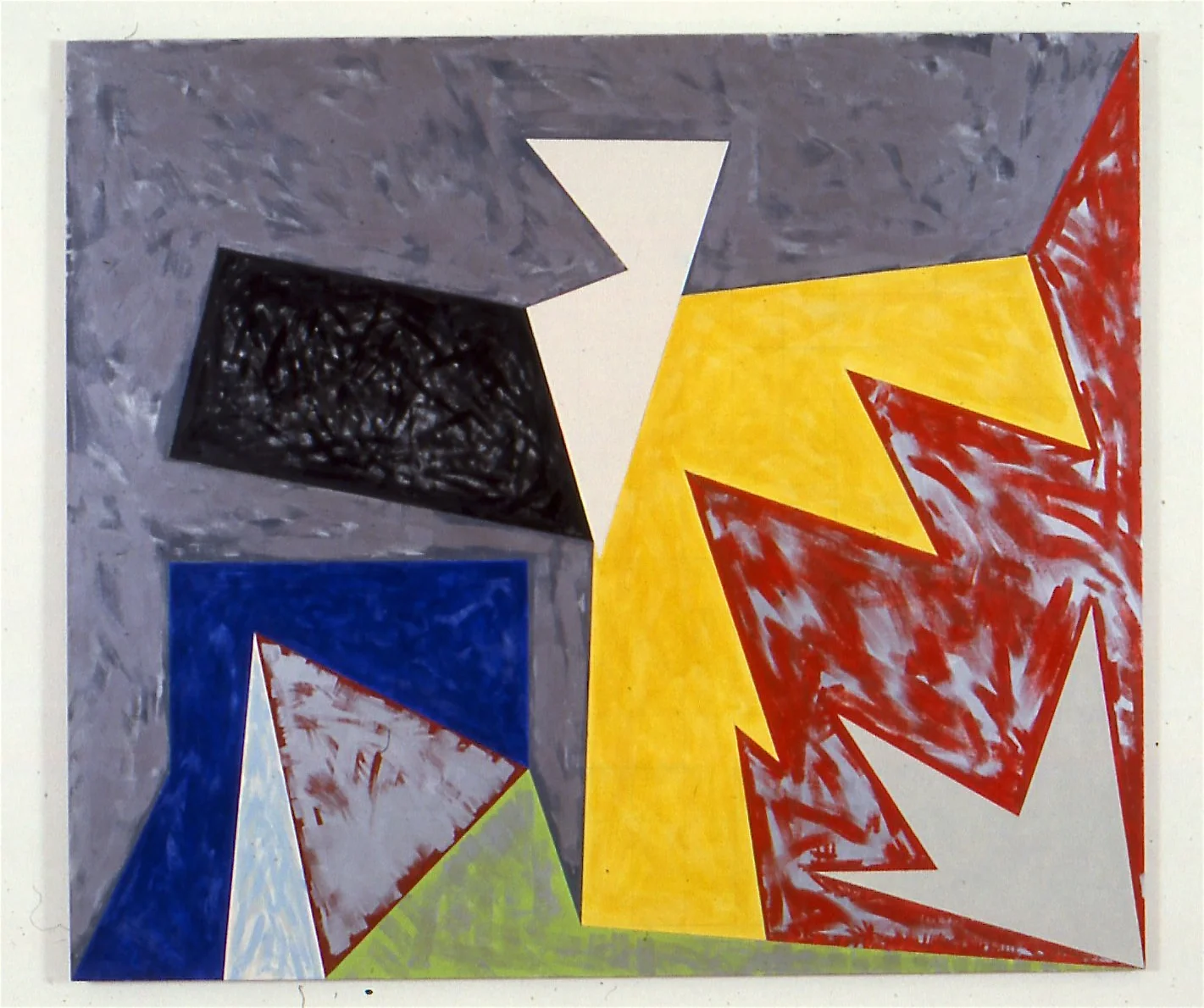 Broken Cross, 1984, oil on canvas, 81"x94"