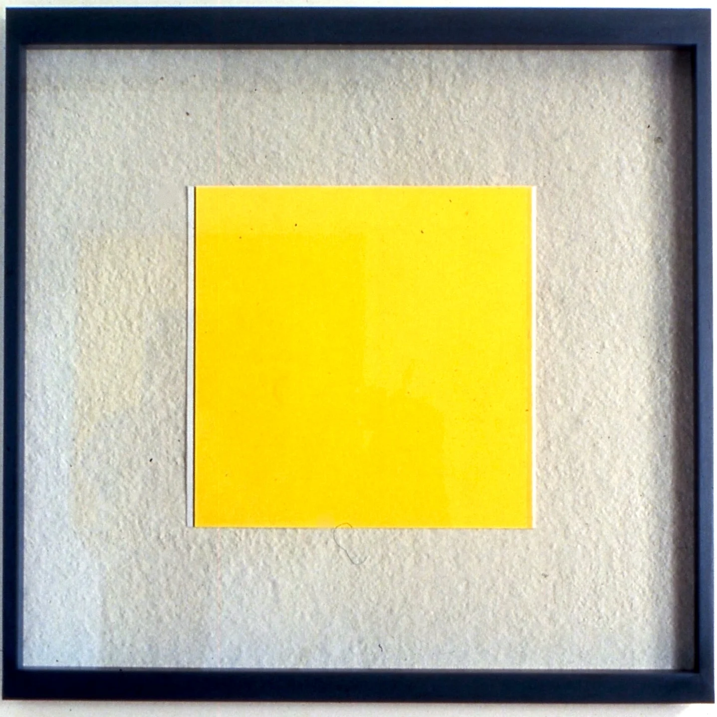 Leftward Seduction, 1988, Gouache and photo frame, 38"x38"