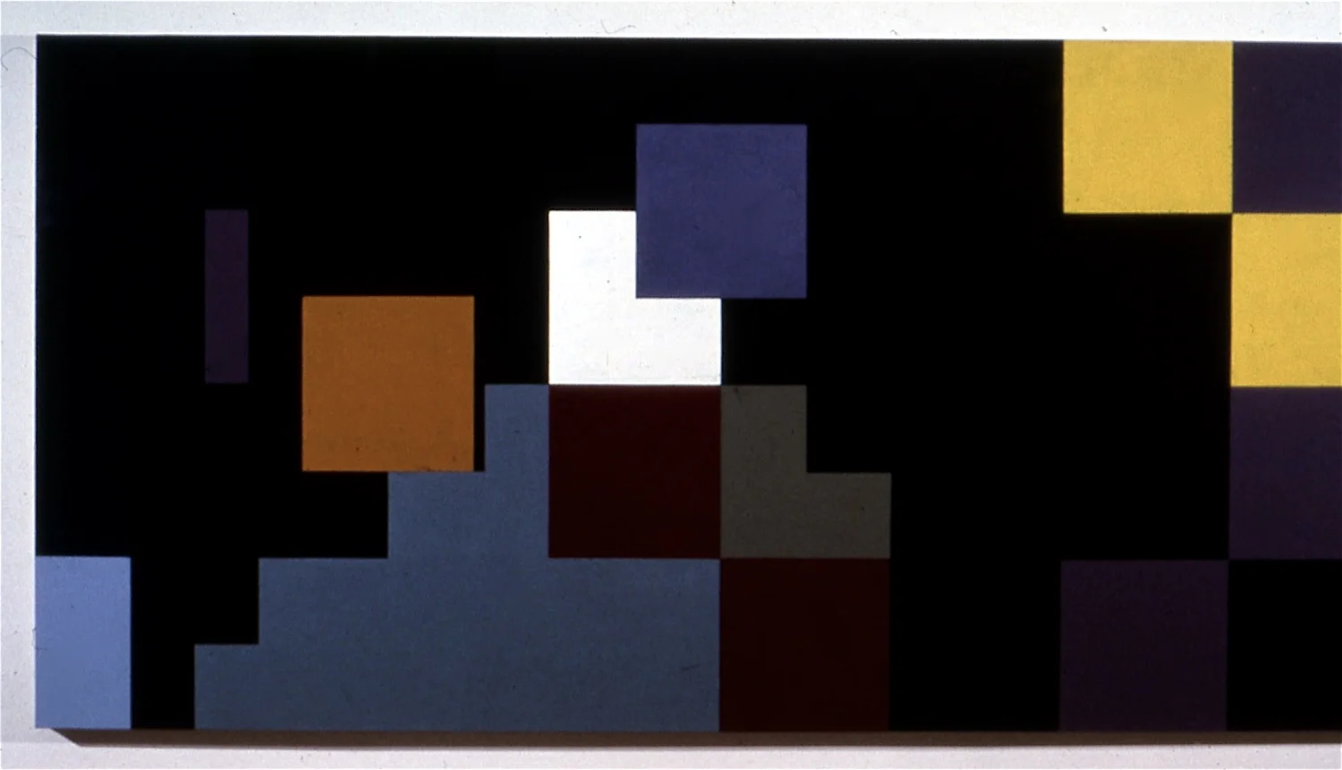 Montales Shadow (Remembering Tom Hess), oil on canvas, 56"x121"
