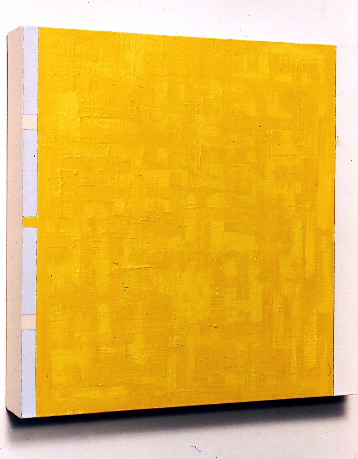 Layered, 1991, oil on linen, 19"x19"x2 1/2"