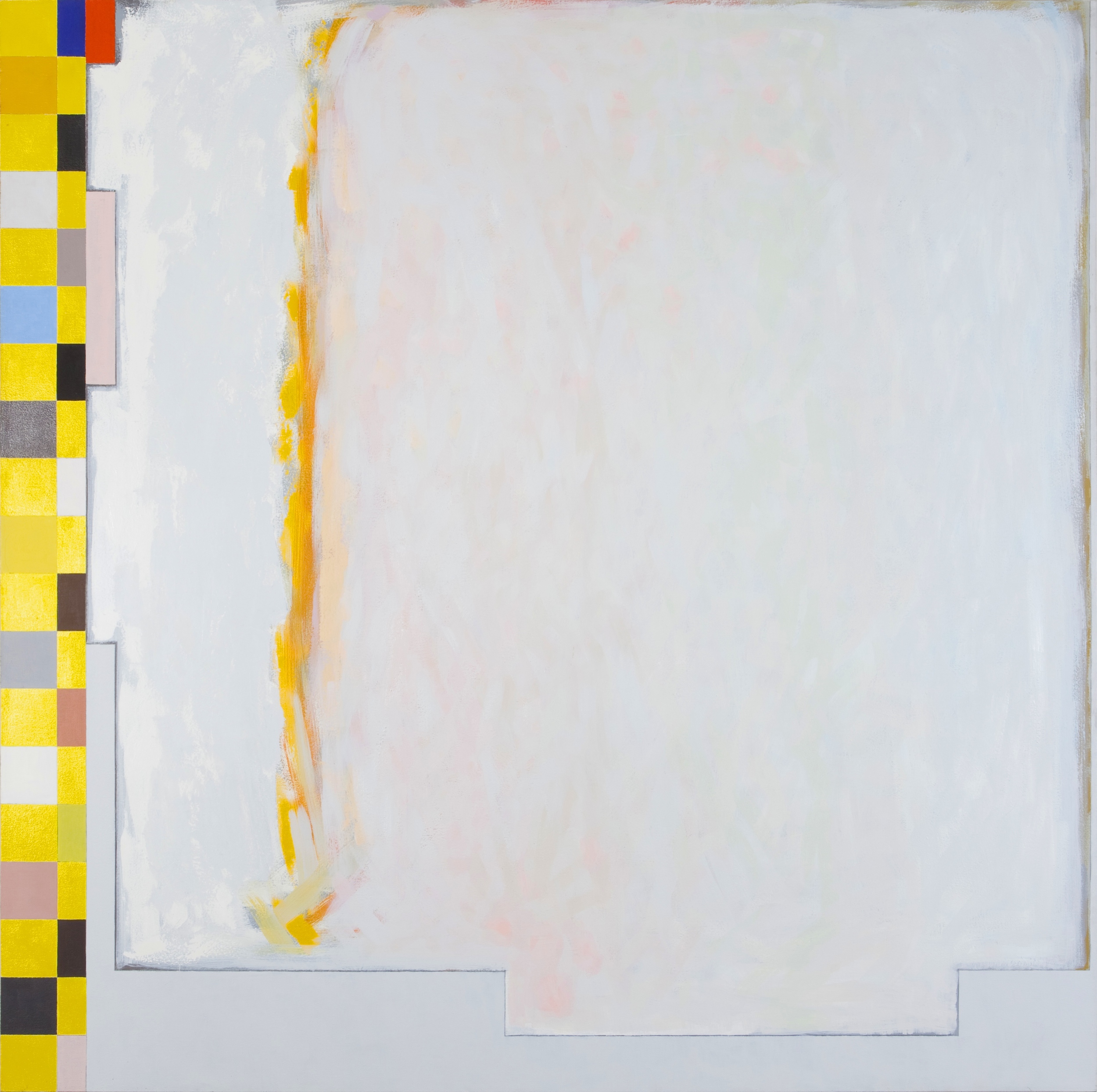 Grey Genevieve II, 1994, oil on canvas,76"x76"