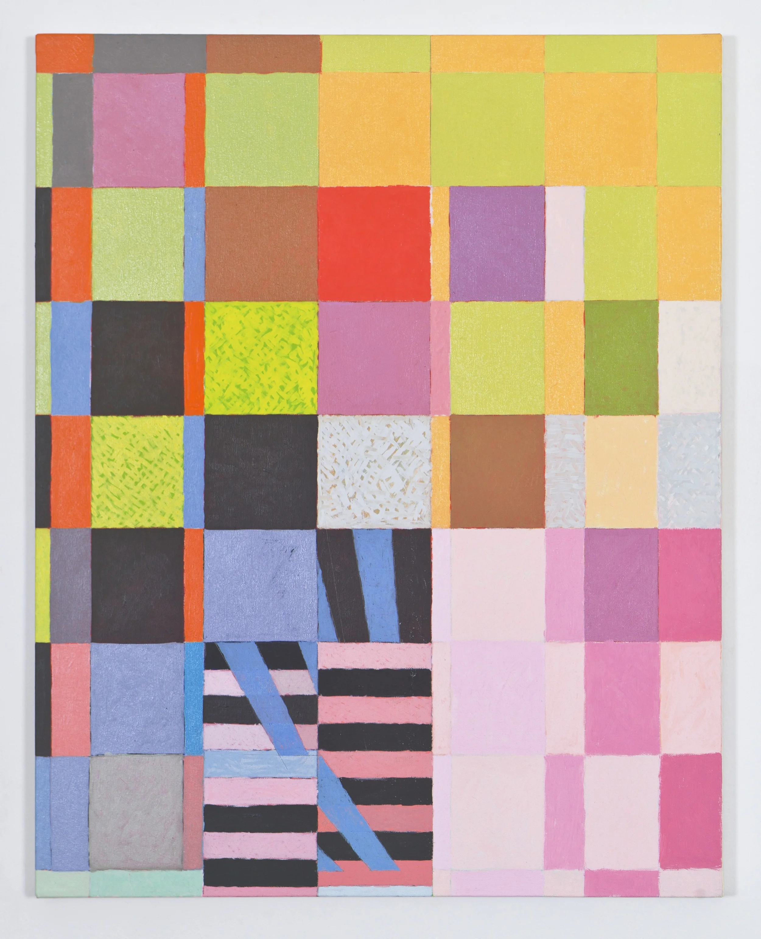 Fragmentary Study for More 1, 2010, oil on canvas, 30"x24"