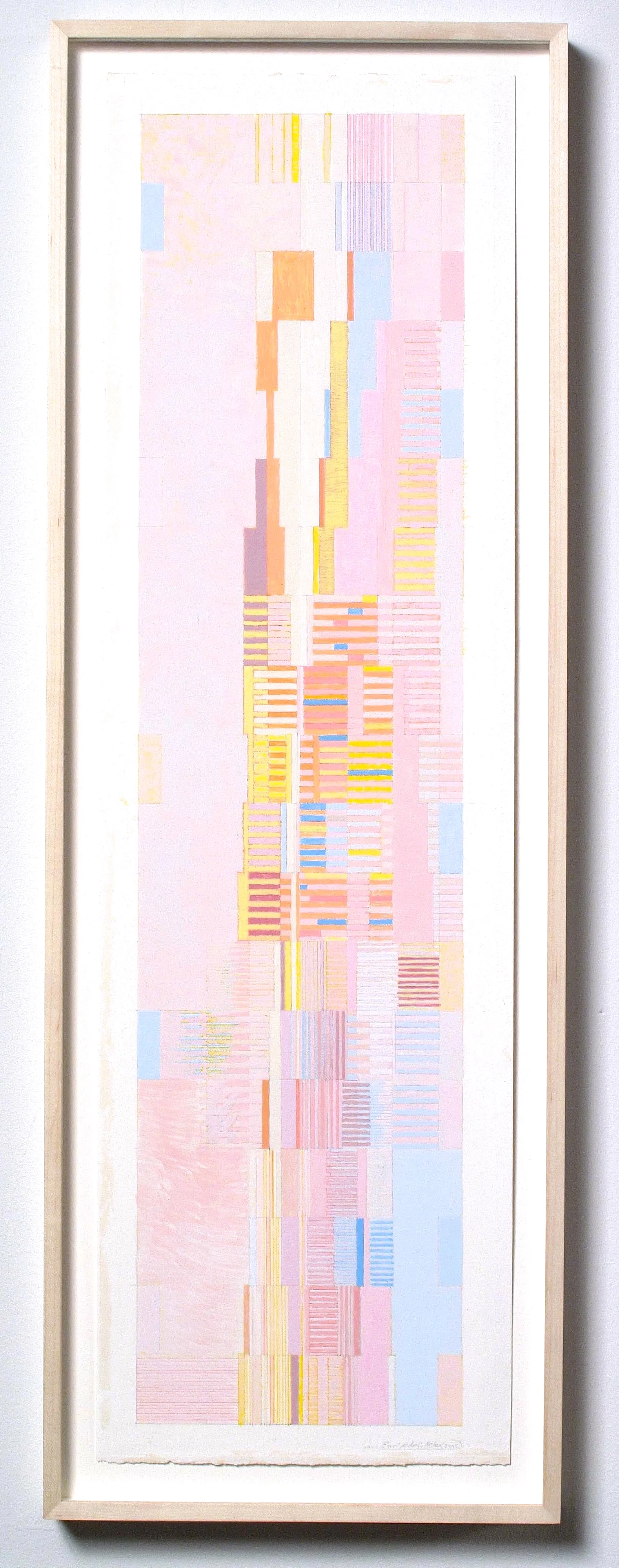 Euripede's Helen (PG55), 2005, gouache on paper, 28 1/2x12"