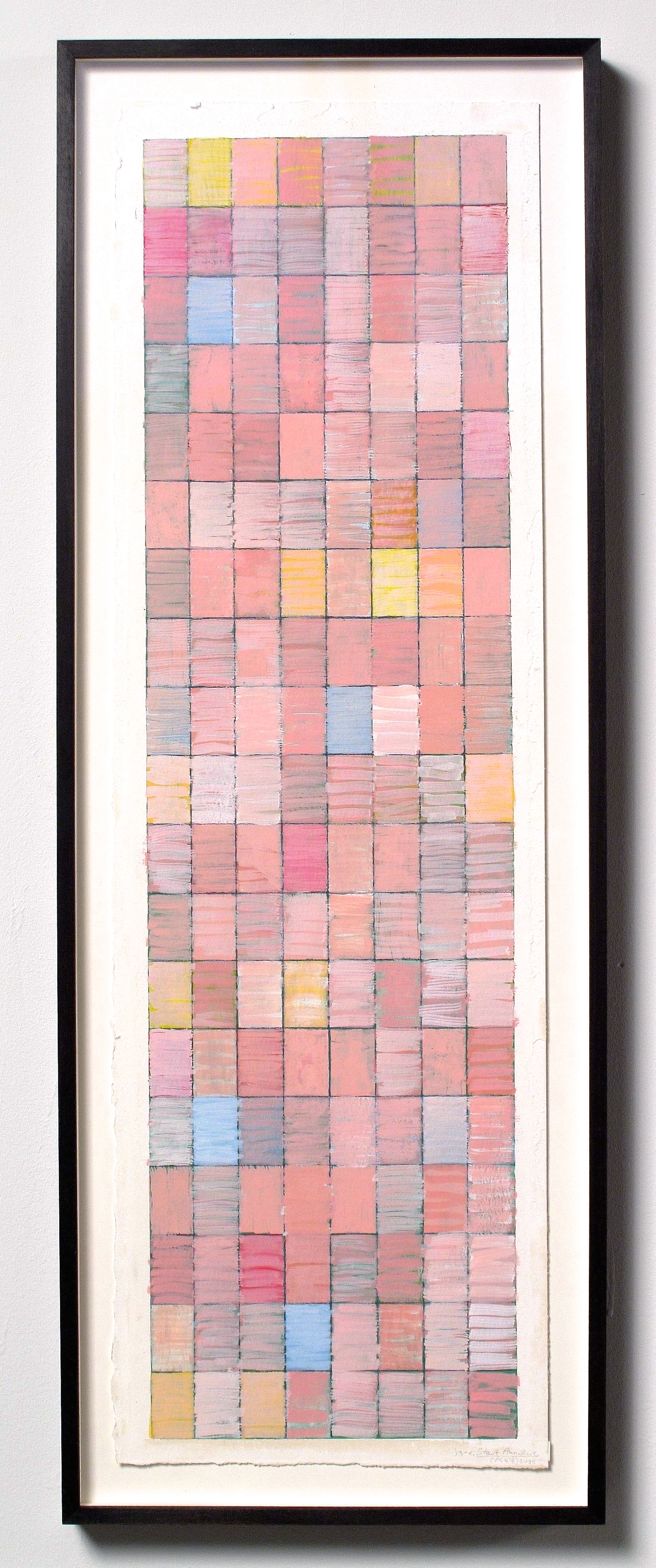 Start Anywhere (PG 47), 2005, gouache on paper, 28 ½ x 8 (image), 30 x 9 ¼ (paper)