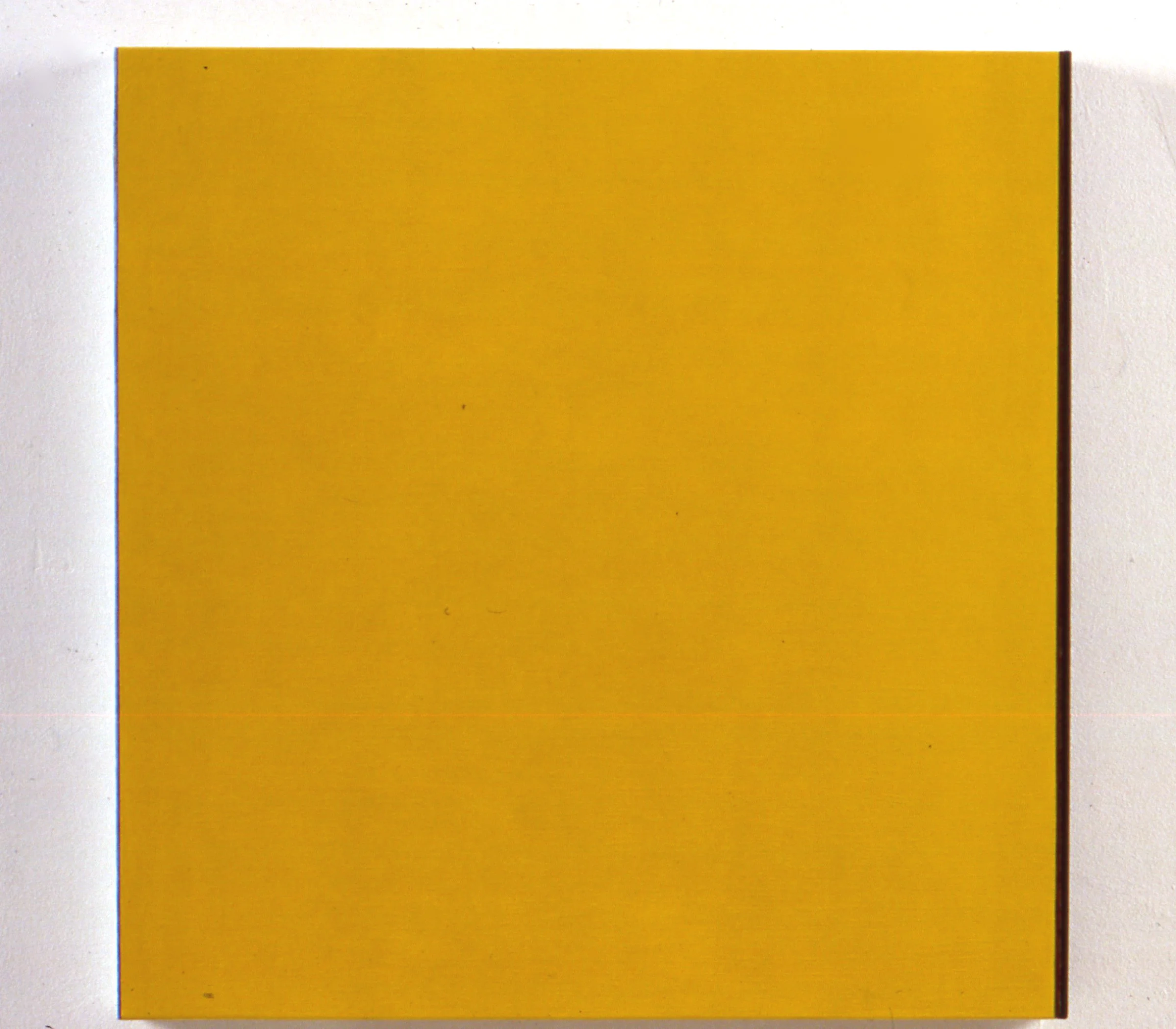 First Note on the Seduction of the Elegant, 1987. oil on canvas. 32"x32"