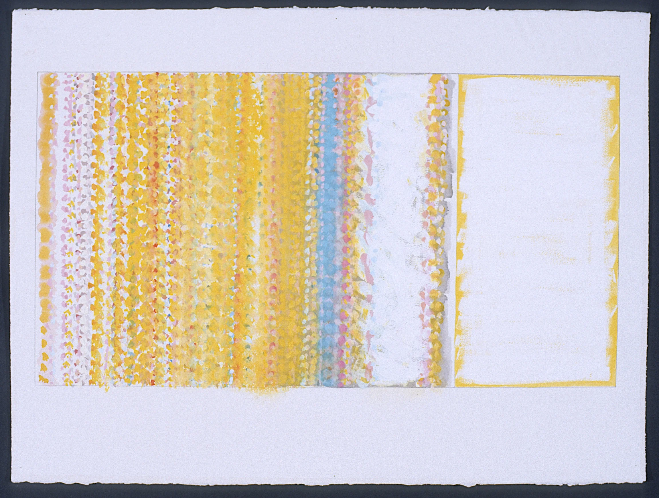 Study for Ghost, 1997, gouache on paper, 28 1/4"x43 1/2" (framed)
