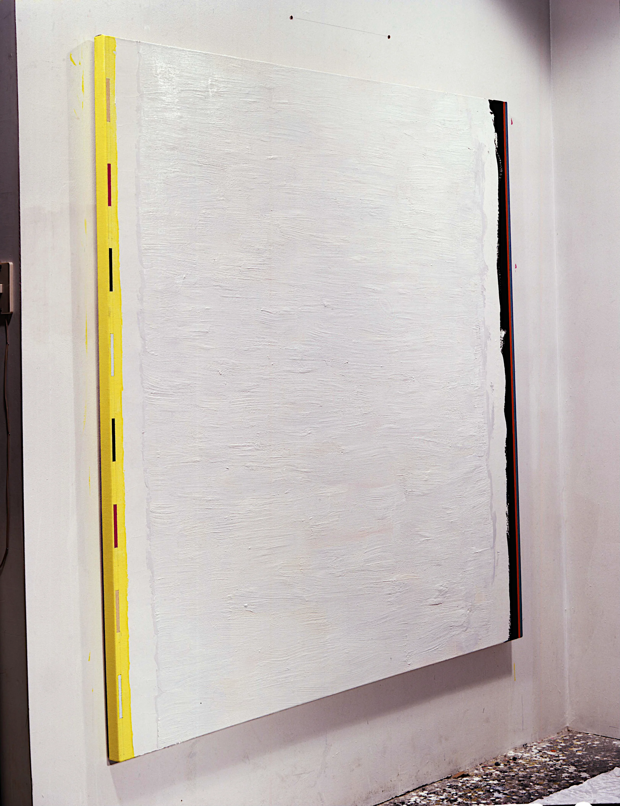 Forget, 1989. oil, vinyl on linen. 68"x68" (detail)