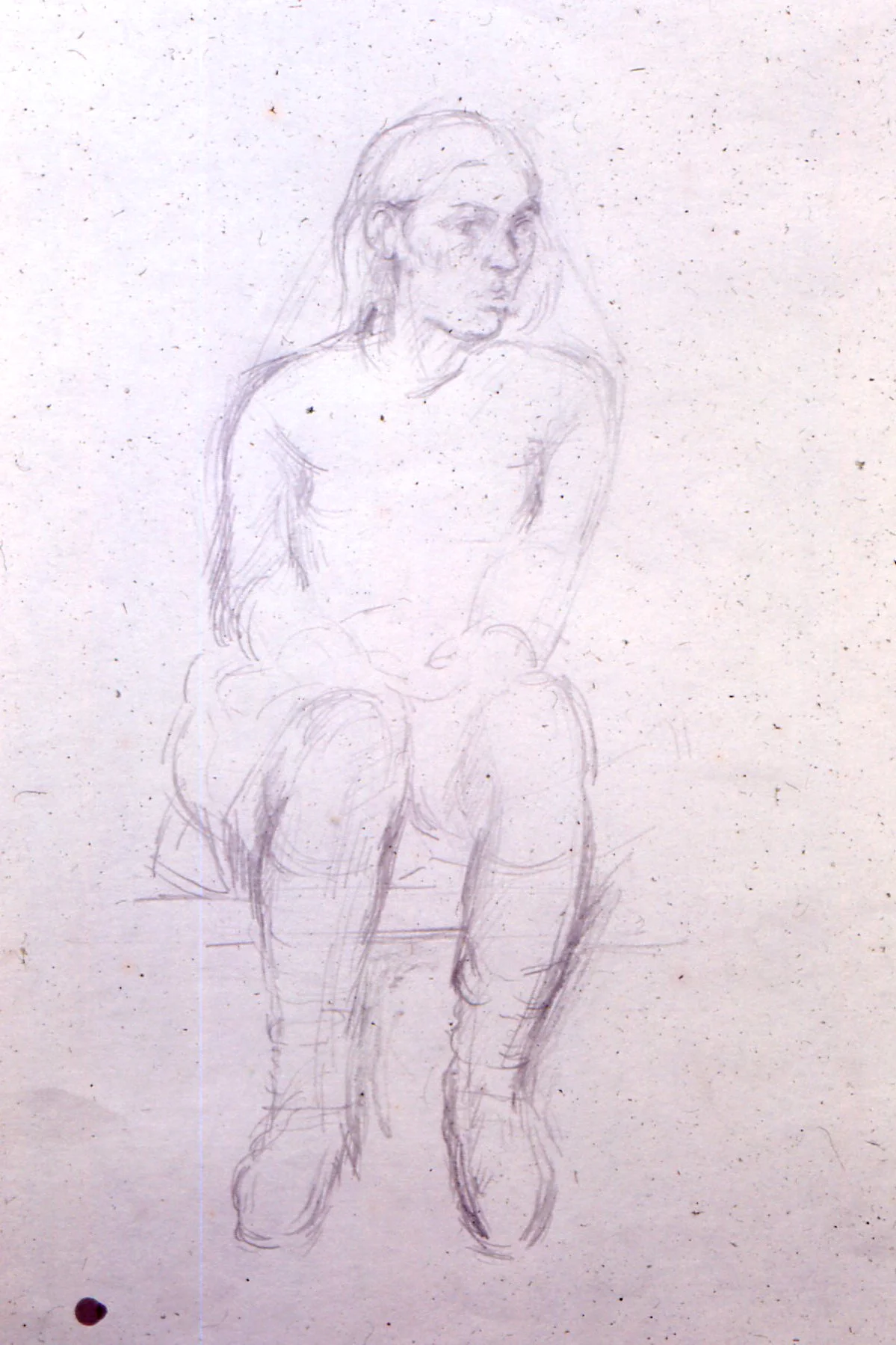 Drawing, 1969. pencil. 12"x9"approx
