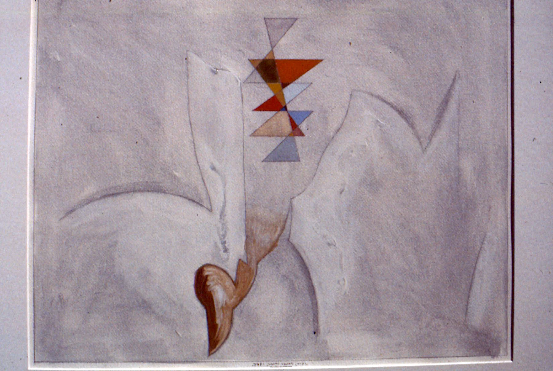 Untitled, 1985. gouache on paper