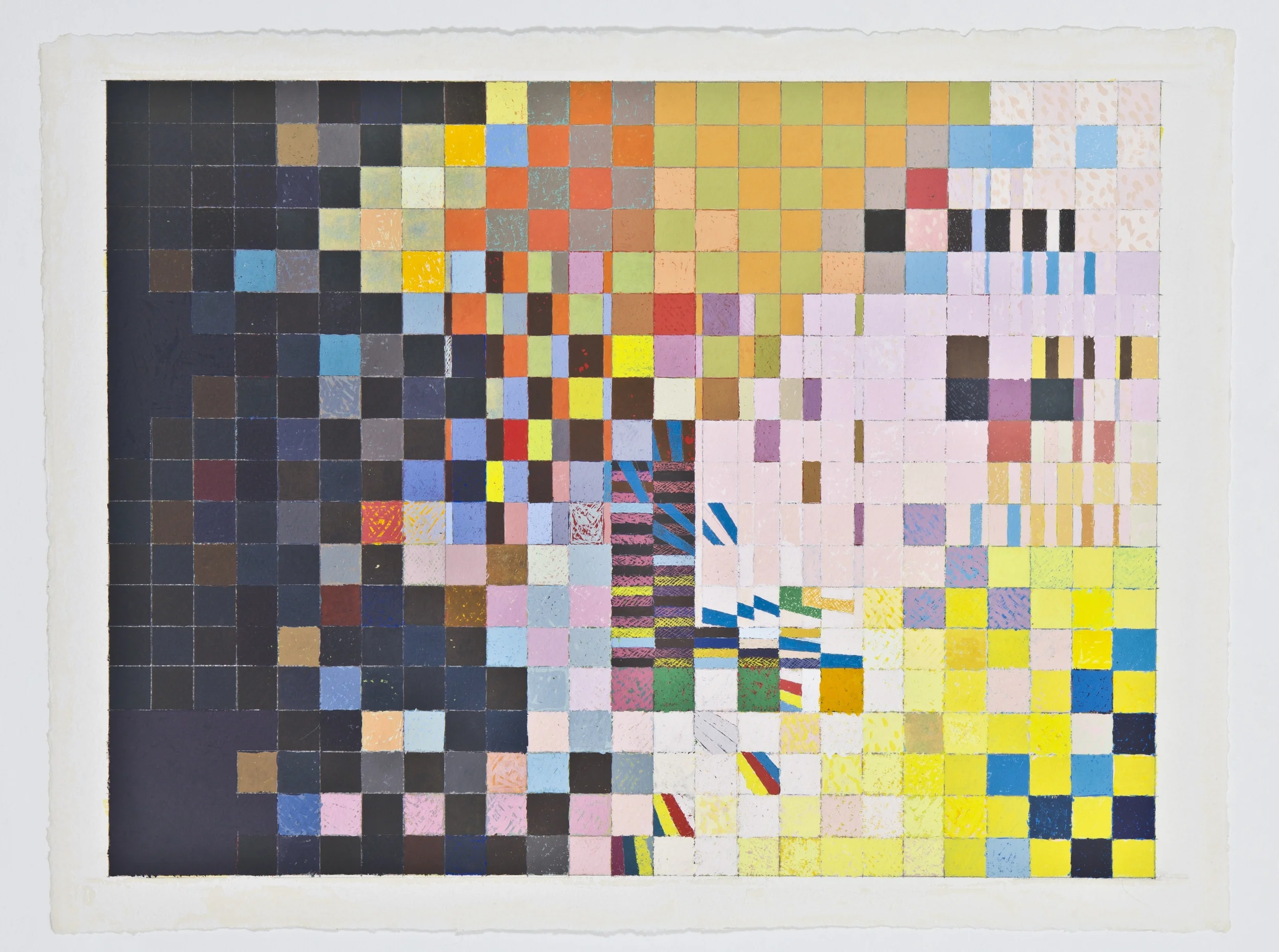Study for More, 2010, gouache on paper, 20"x26 5/8"