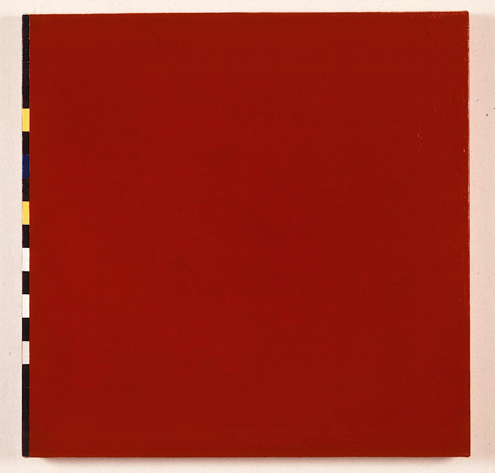Red Space, 1991. oil linen. 28.5"x28.5"x2"