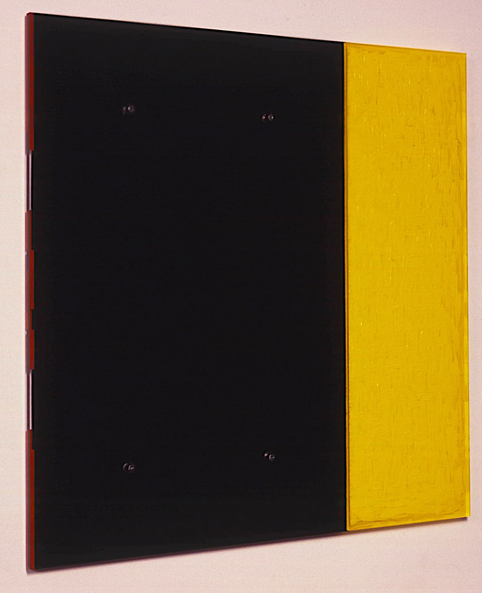 Untitled, 1991. vinyl on plexi, 28"x28"x7/8" (Detail)