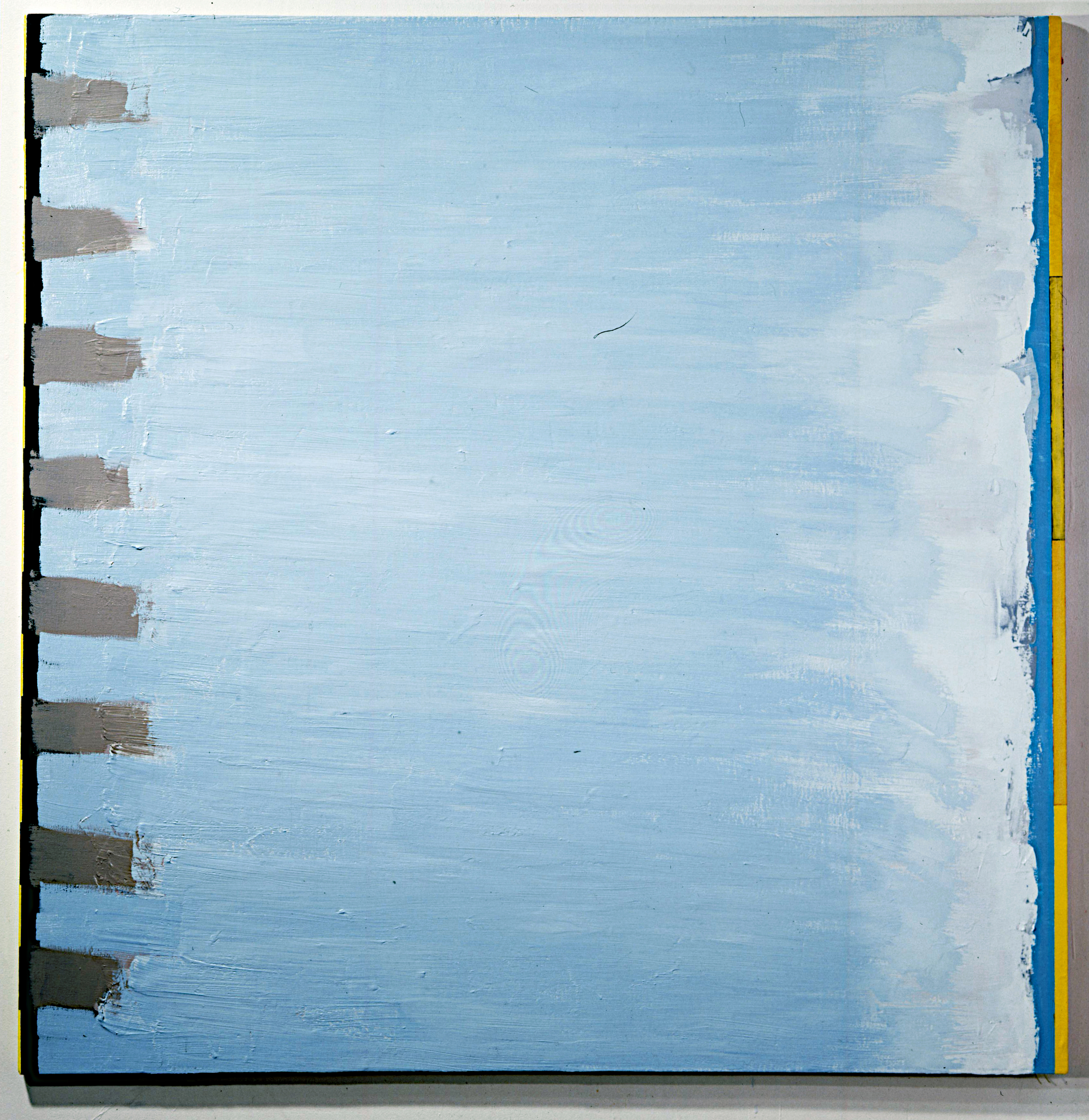Baltic Meaning, 1988-89. oil and vinyl on linen. 68"x68"