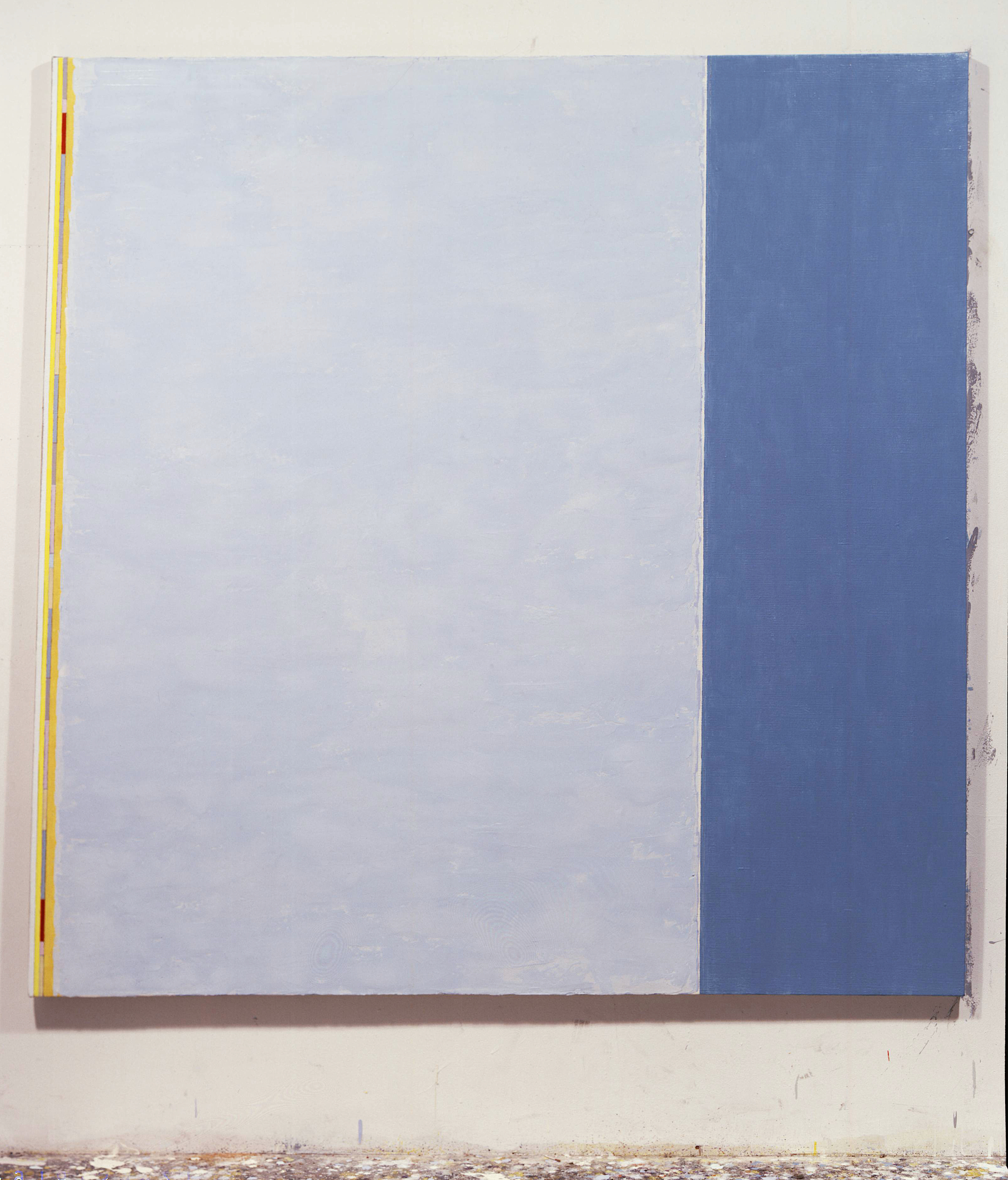 Air Force, 1989. oil and vinyl on linen. 68"x68"